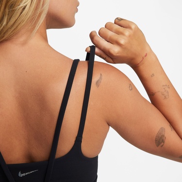  Nike Dri-Fit Zenvy Starppy Kadın Siyah Bra