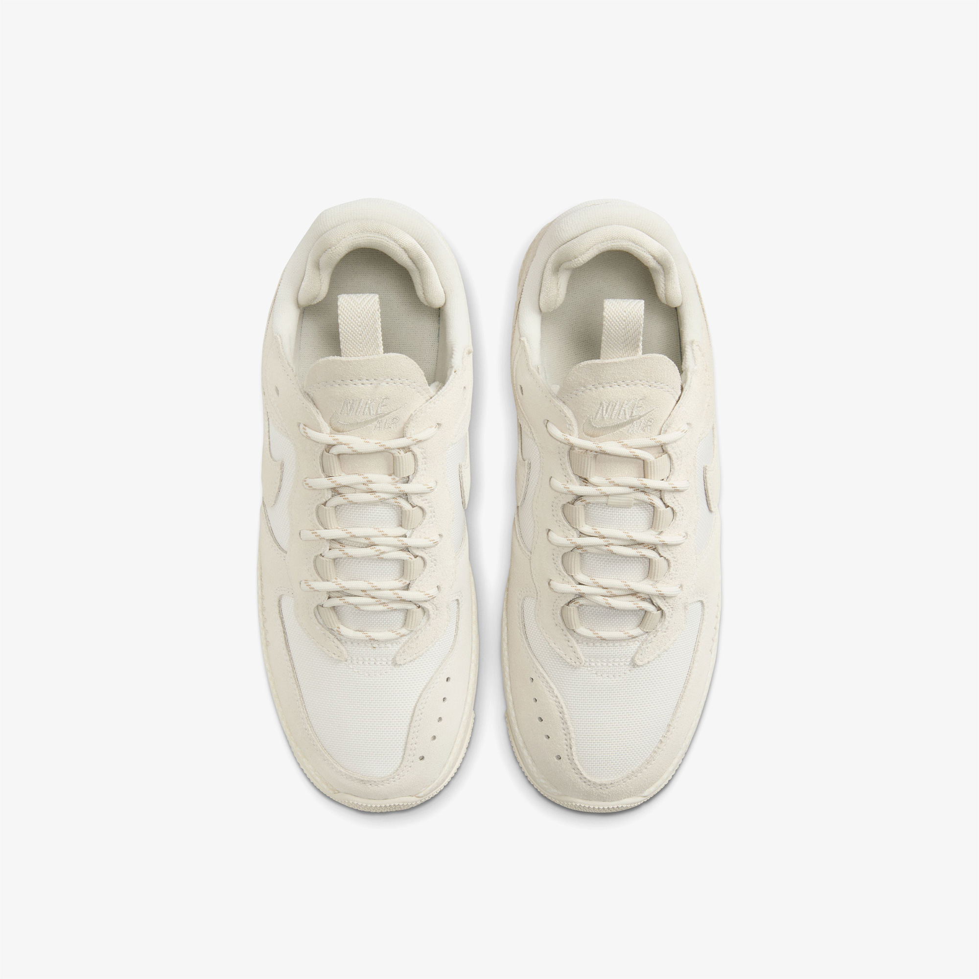  Nike Air Force 1 Wild Kadın Krem Rengi Spor Ayakkabı