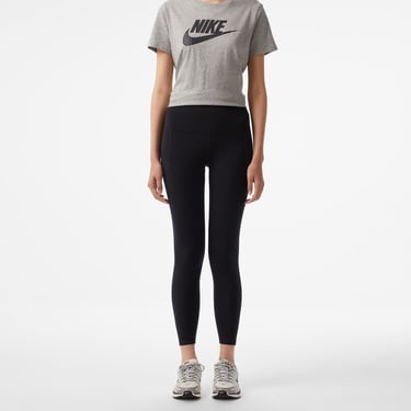  Nike Dri-Fit One High Rise 7/8 Kadın Siyah Tayt