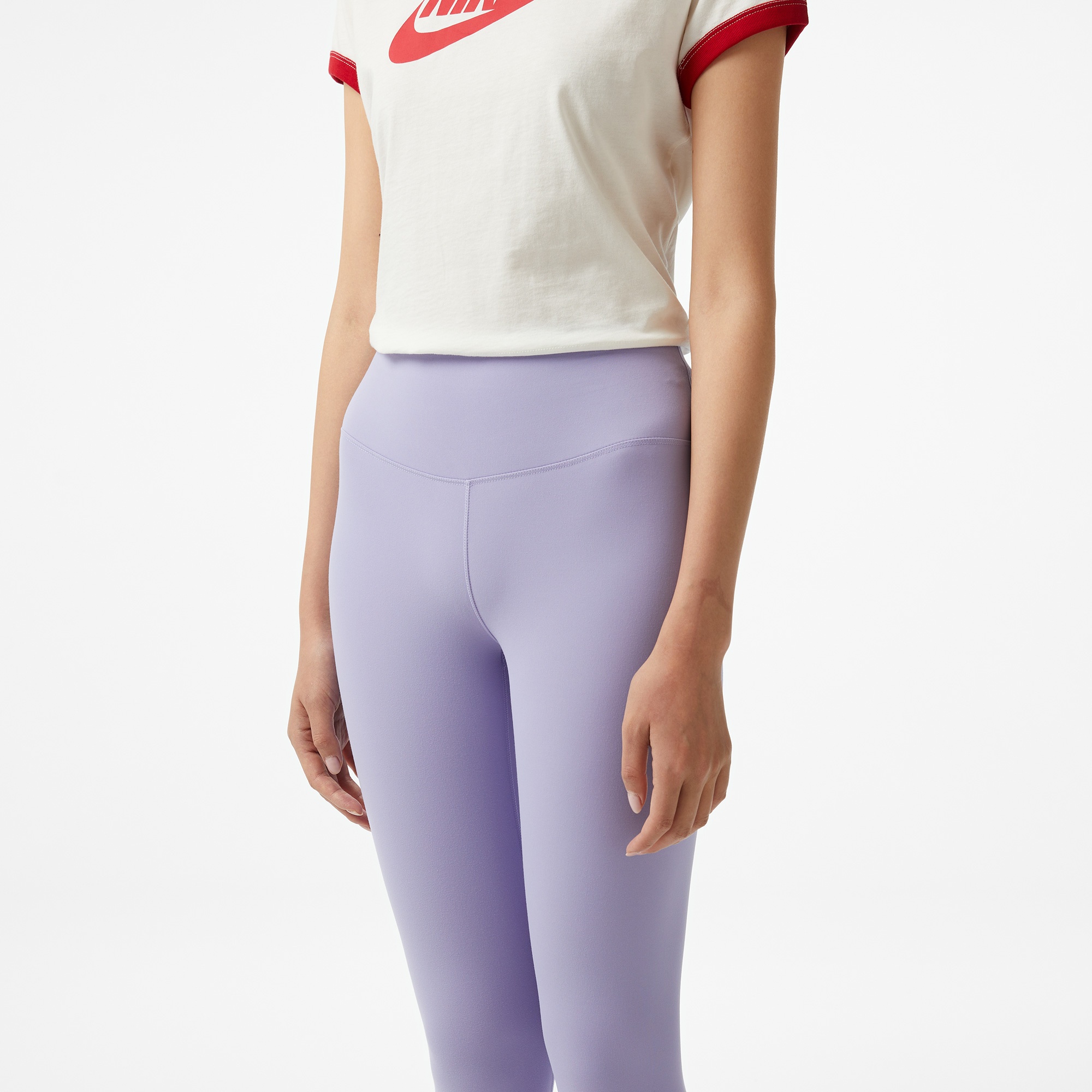 Nike One Dri-Fit Kadın Mor Tayt