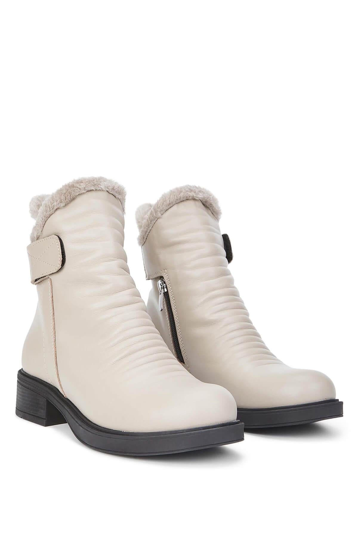  Tamer Tanca Kadın Hakiki Deri Vizon Casual Bot