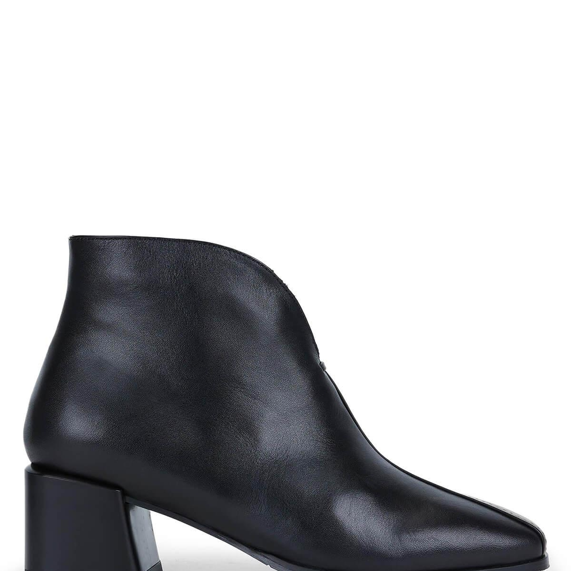 Tamer Tanca Kadın Hakiki Deri Siyah Deri Casual Bot