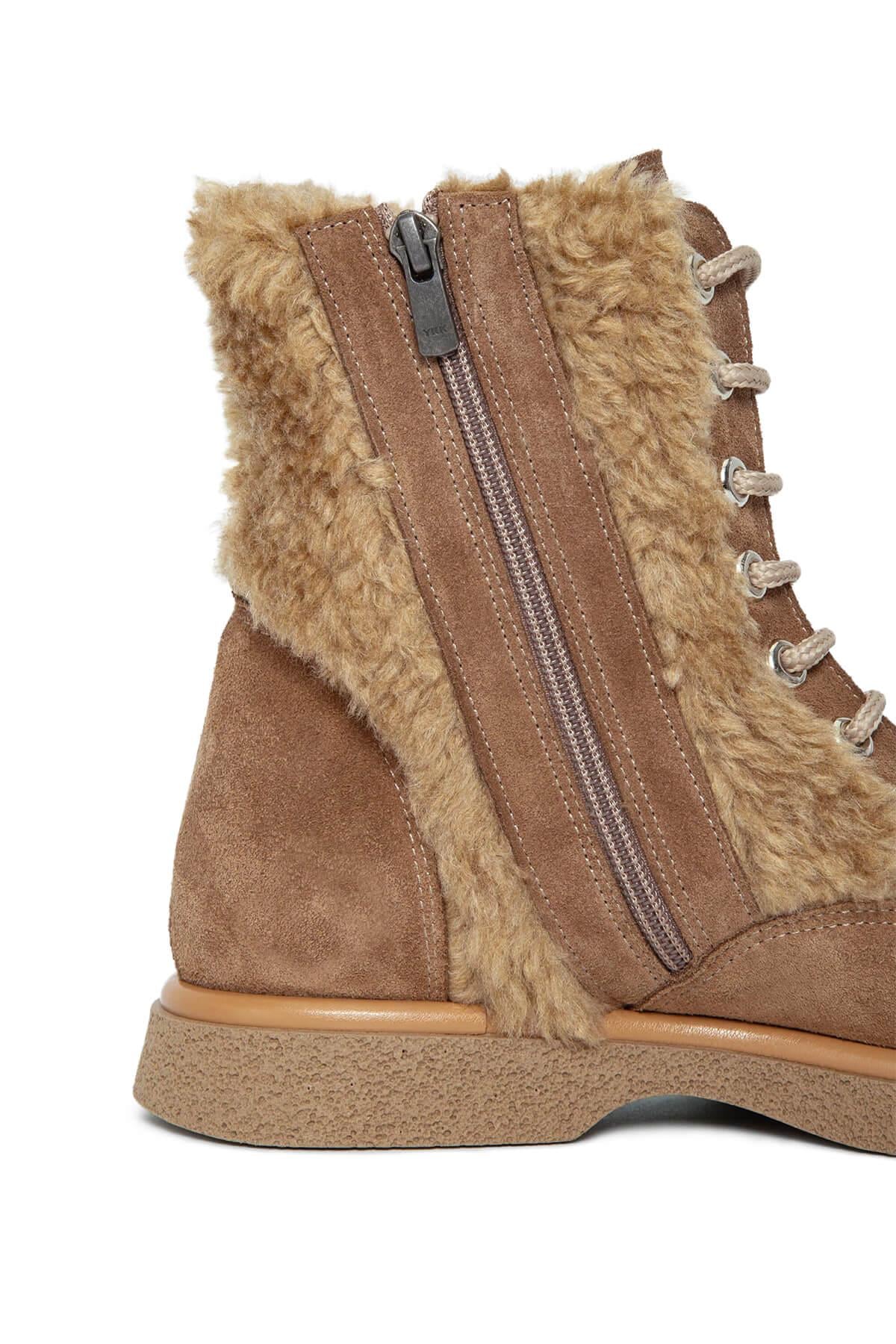 Tamer Tanca Kadın Hakiki Deri Vizon Casual Bot