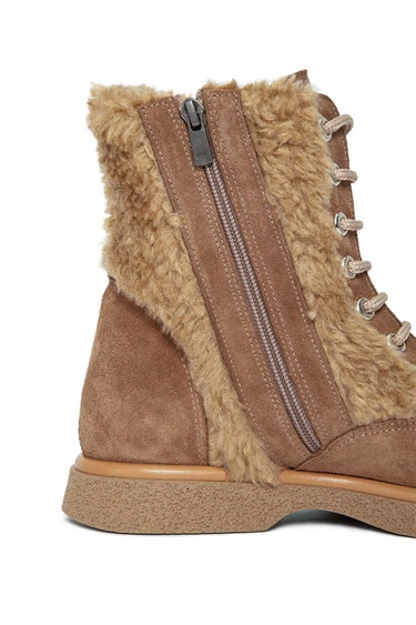  Tamer Tanca Kadın Hakiki Deri Vizon Casual Bot