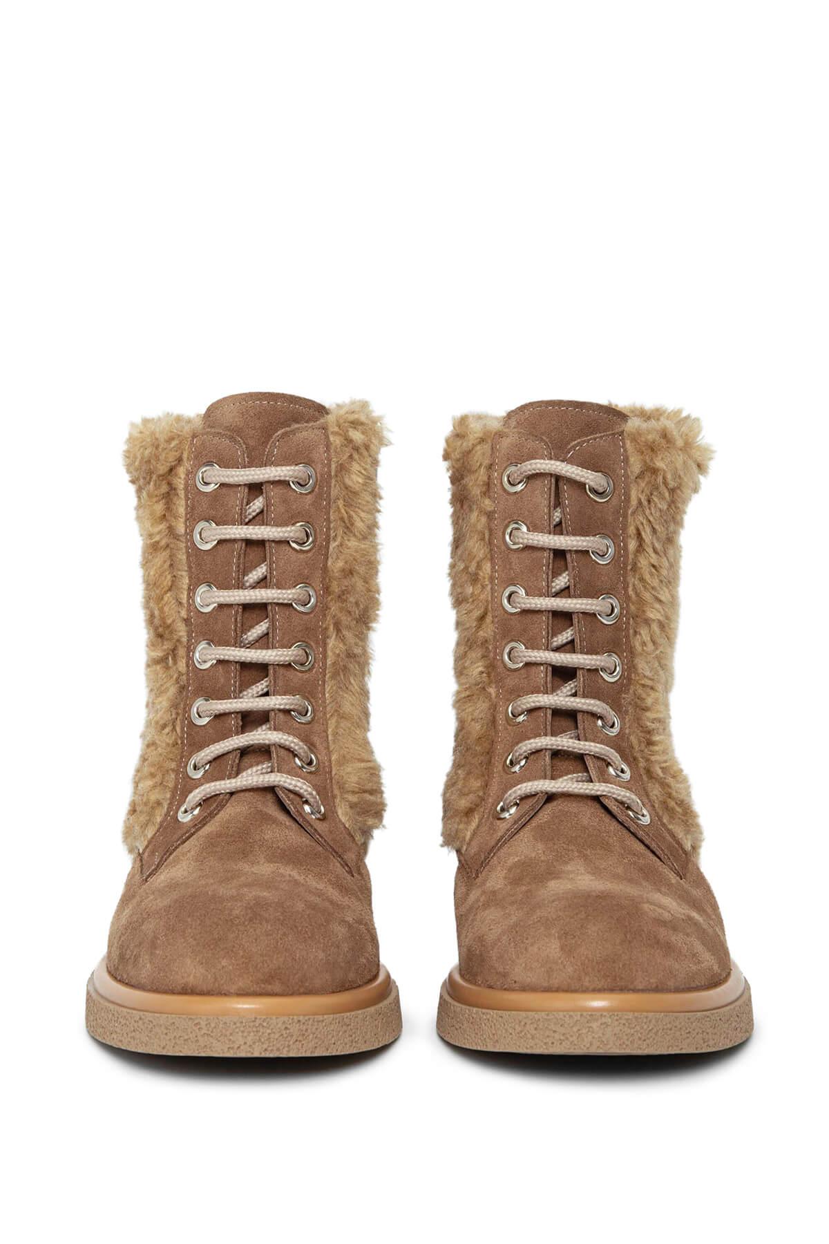 Tamer Tanca Kadın Hakiki Deri Vizon Casual Bot