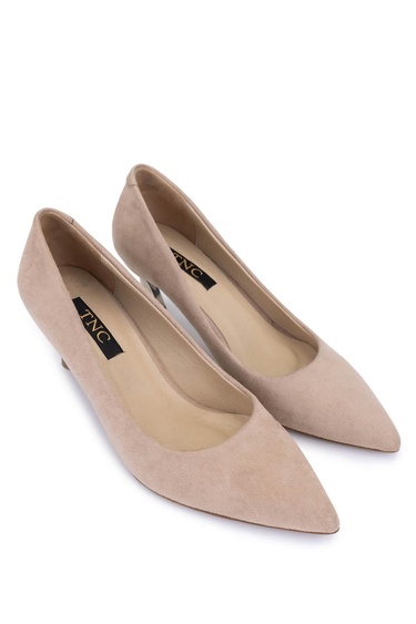  Tamer Tanca Kadın Vegan Vizon Topuklu Ayakkabı