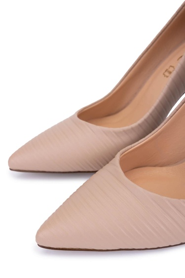  Tamer Tanca Kadın Hakiki Deri Vizon Stiletto Ayakkabı