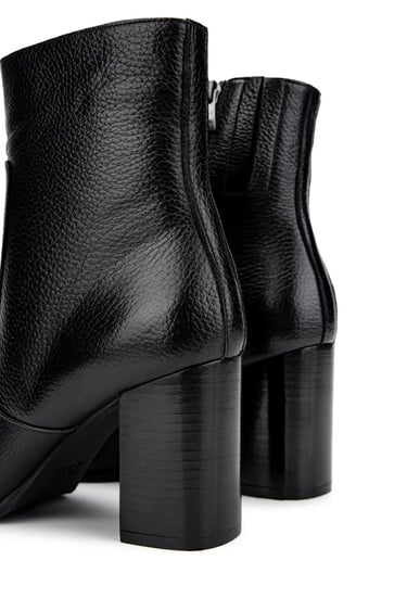  Tamer Tanca Kadın Hakiki Deri Siyah Floter Klasik Bot