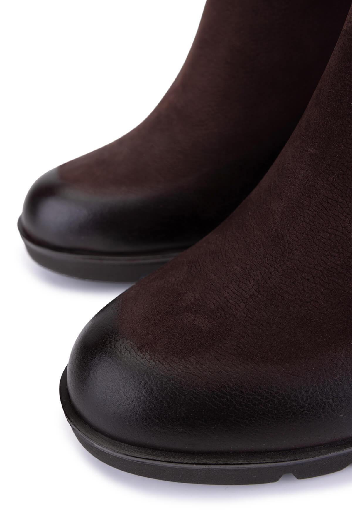 Tamer Tanca Kadın Hakiki Deri Kahverengi Klasik Bot