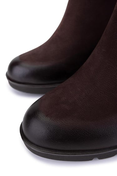  Tamer Tanca Kadın Hakiki Deri Kahverengi Klasik Bot