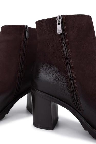  Tamer Tanca Kadın Hakiki Deri Kahverengi Klasik Bot