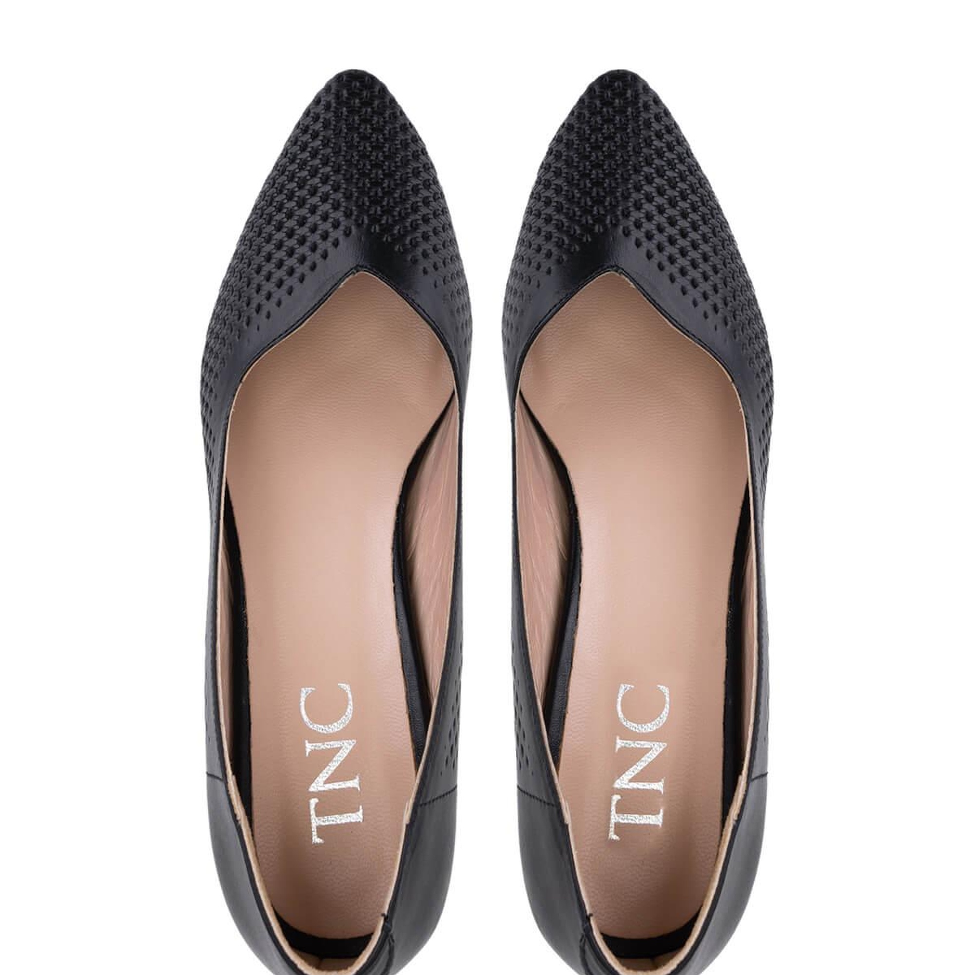 Tamer Tanca Kadın Hakiki Deri Siyah Klasik Ayakkabı