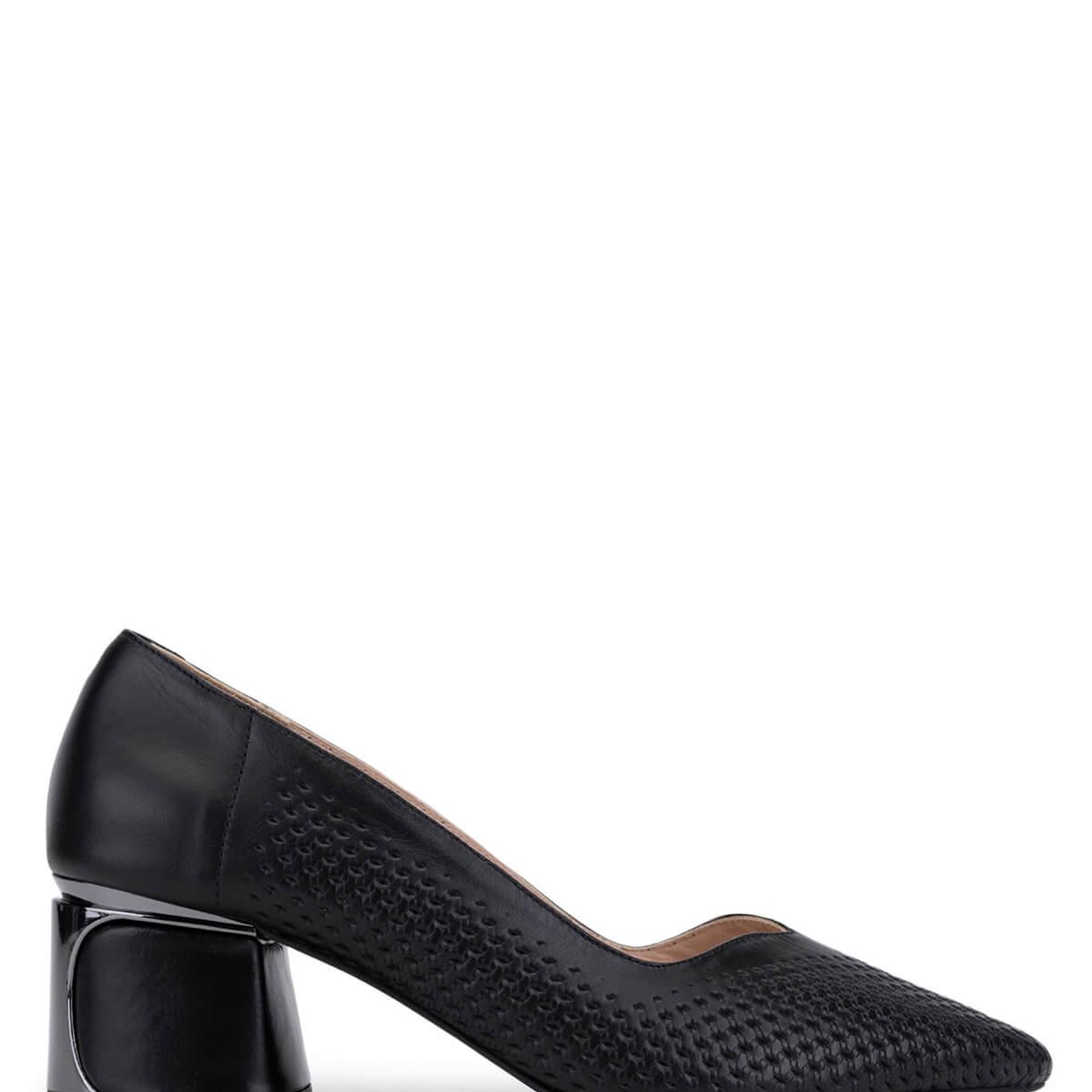 Tamer Tanca Kadın Hakiki Deri Siyah Klasik Ayakkabı