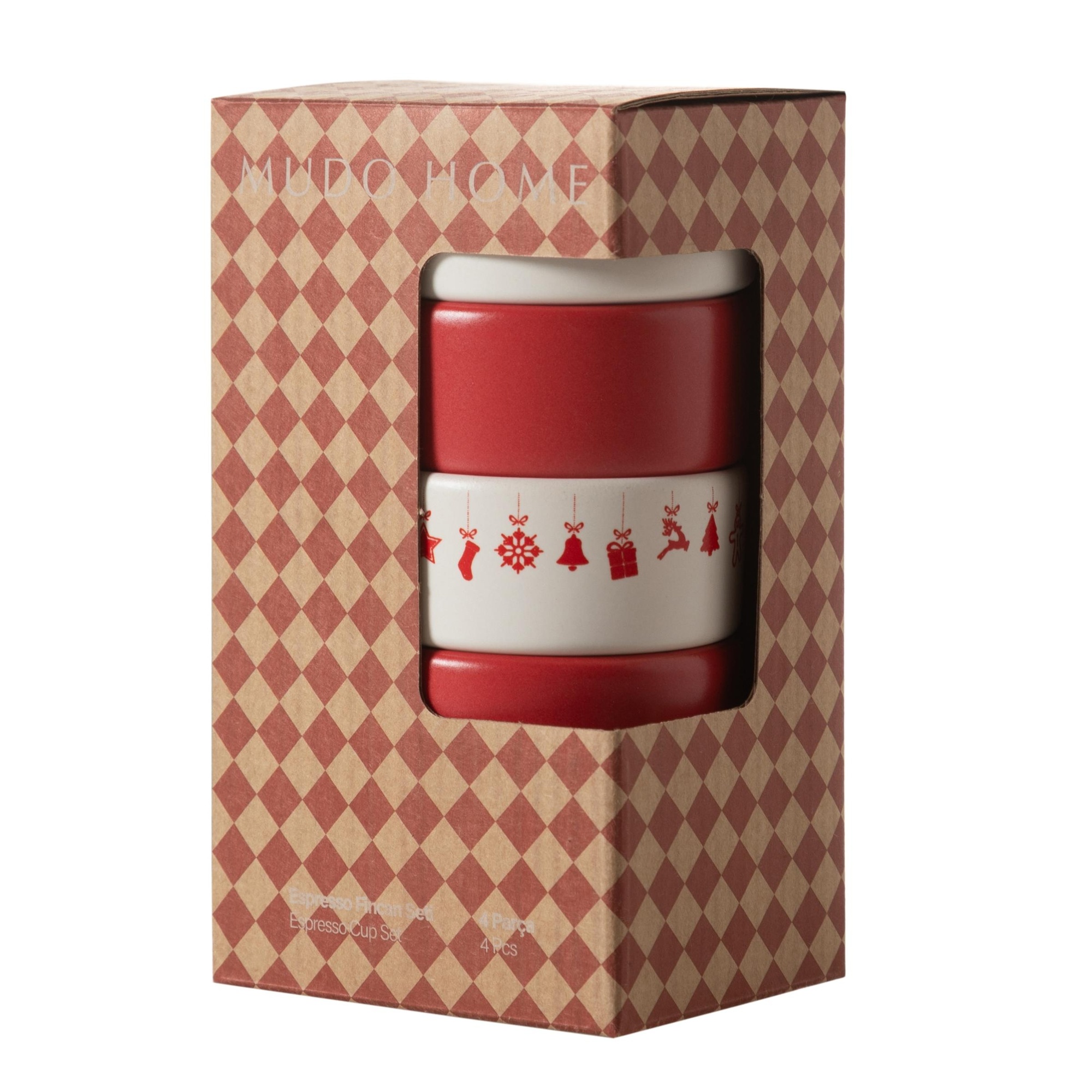 NEW YEAR 4'LÜ FİNCAN SETİ