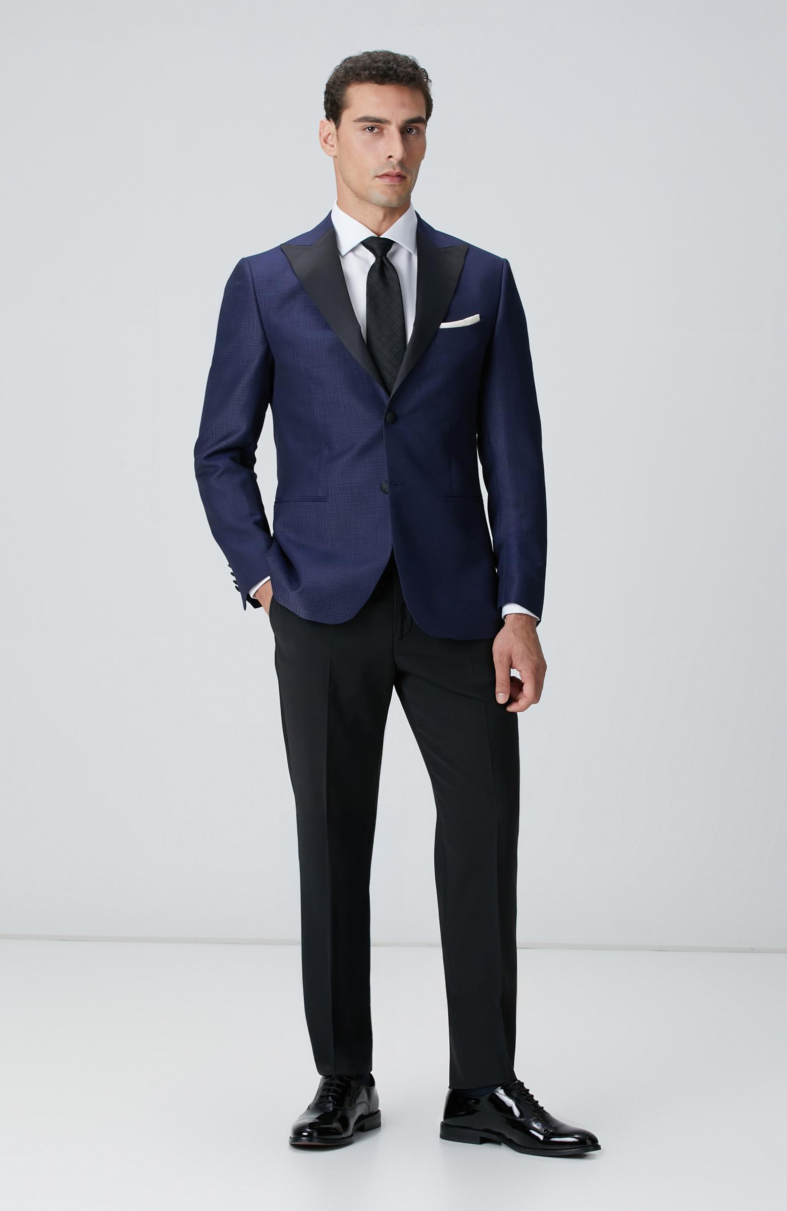 Network Erkek Beyaz Smokin Gömlek