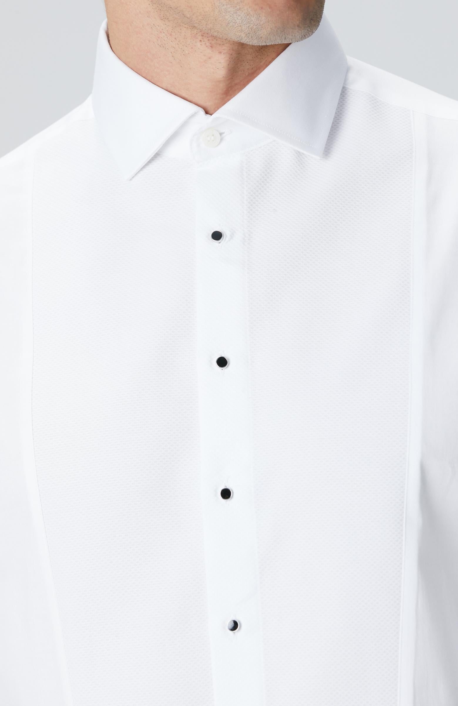 Network Erkek Beyaz Smokin Gömlek