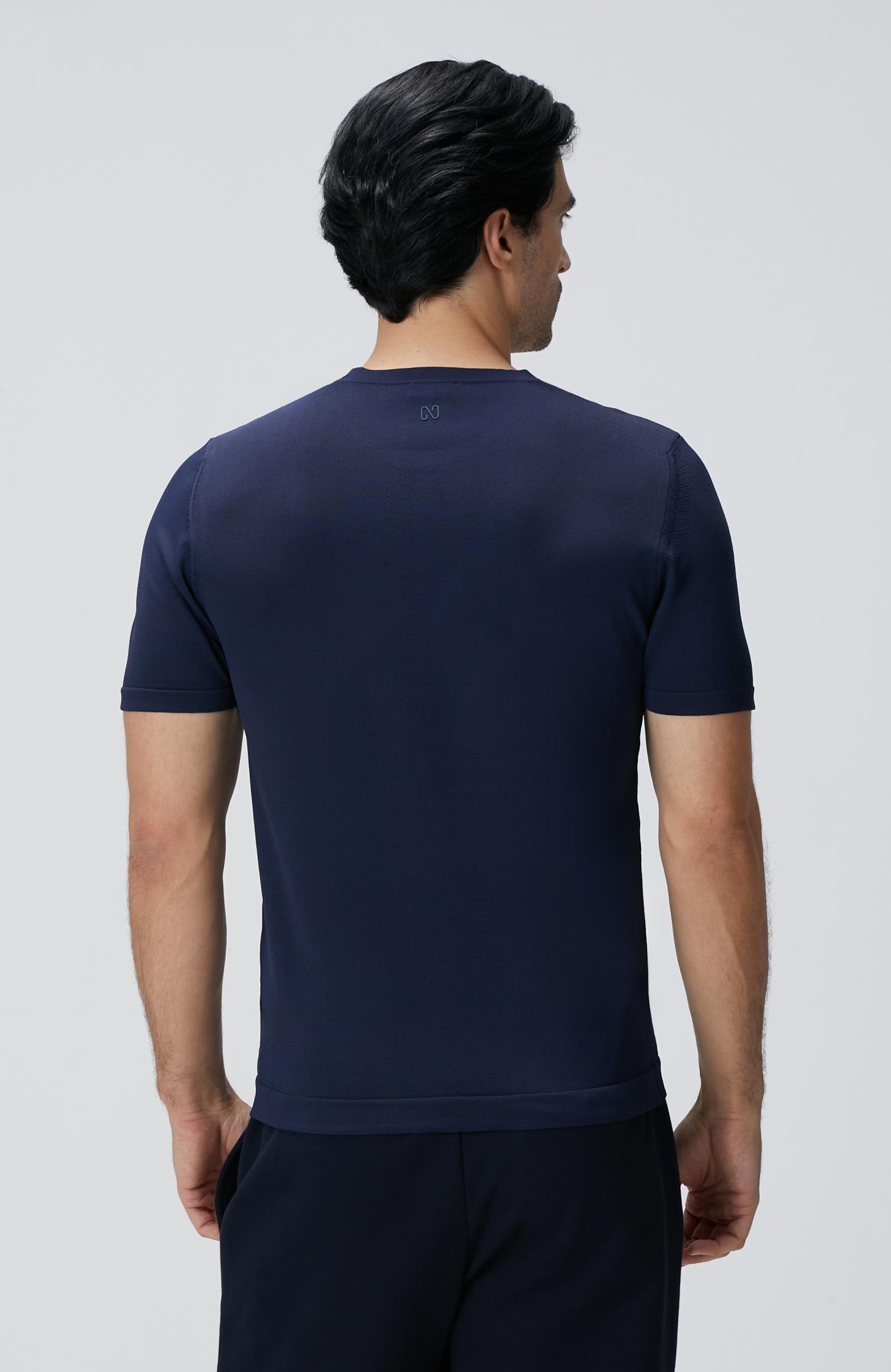 Network Erkek Lacivert Triko Kazak