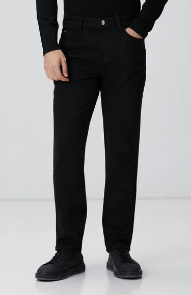  Network Erkek Siyah Denim Pantolon