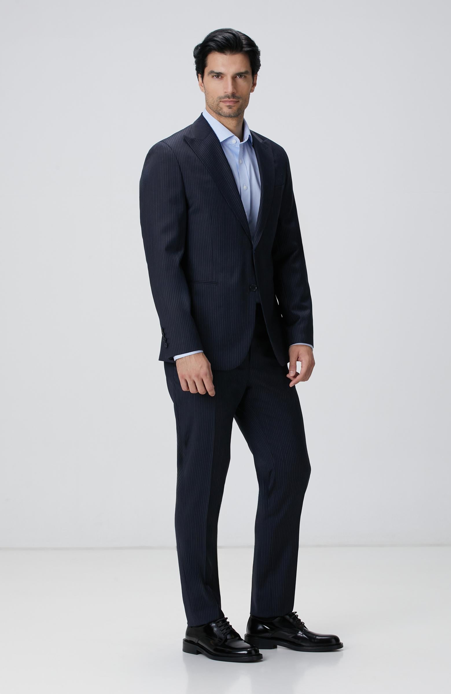  Network Erkek Açık Mavi Non-Iron Gömlek