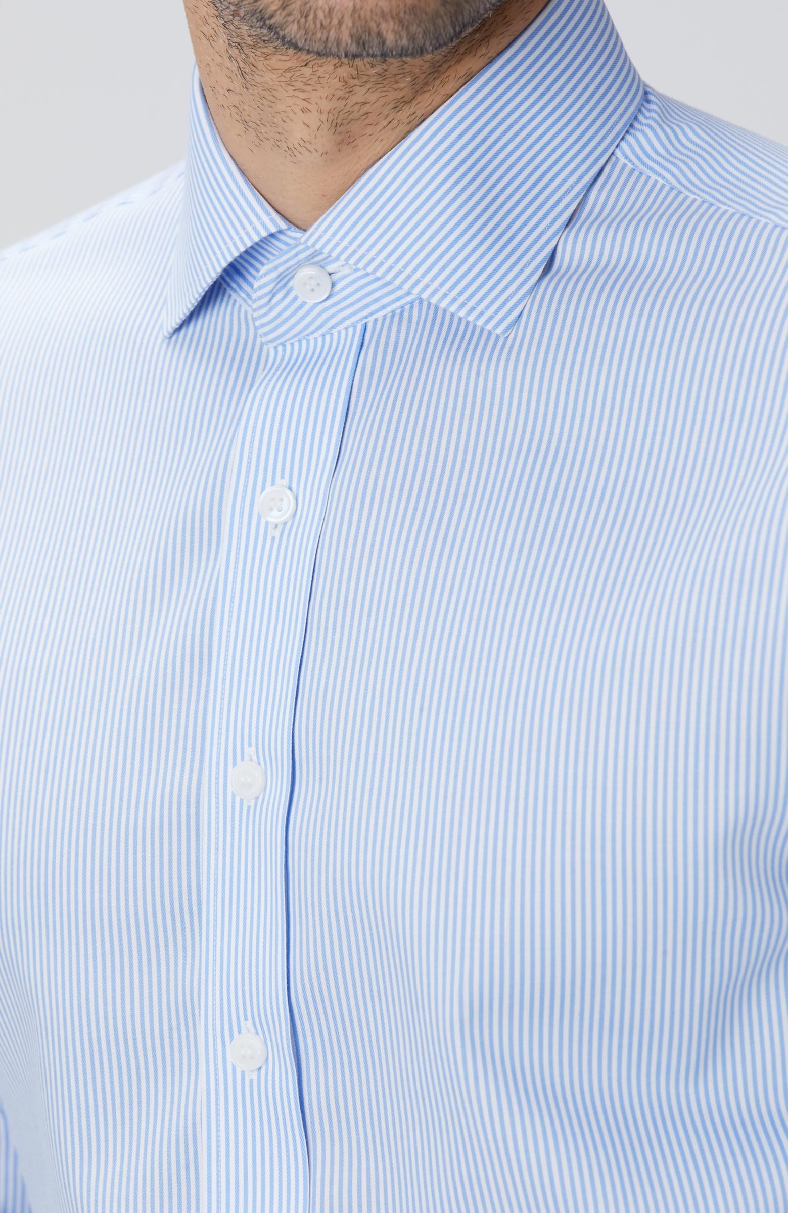  Network Erkek Açık Mavi Non-Iron Gömlek