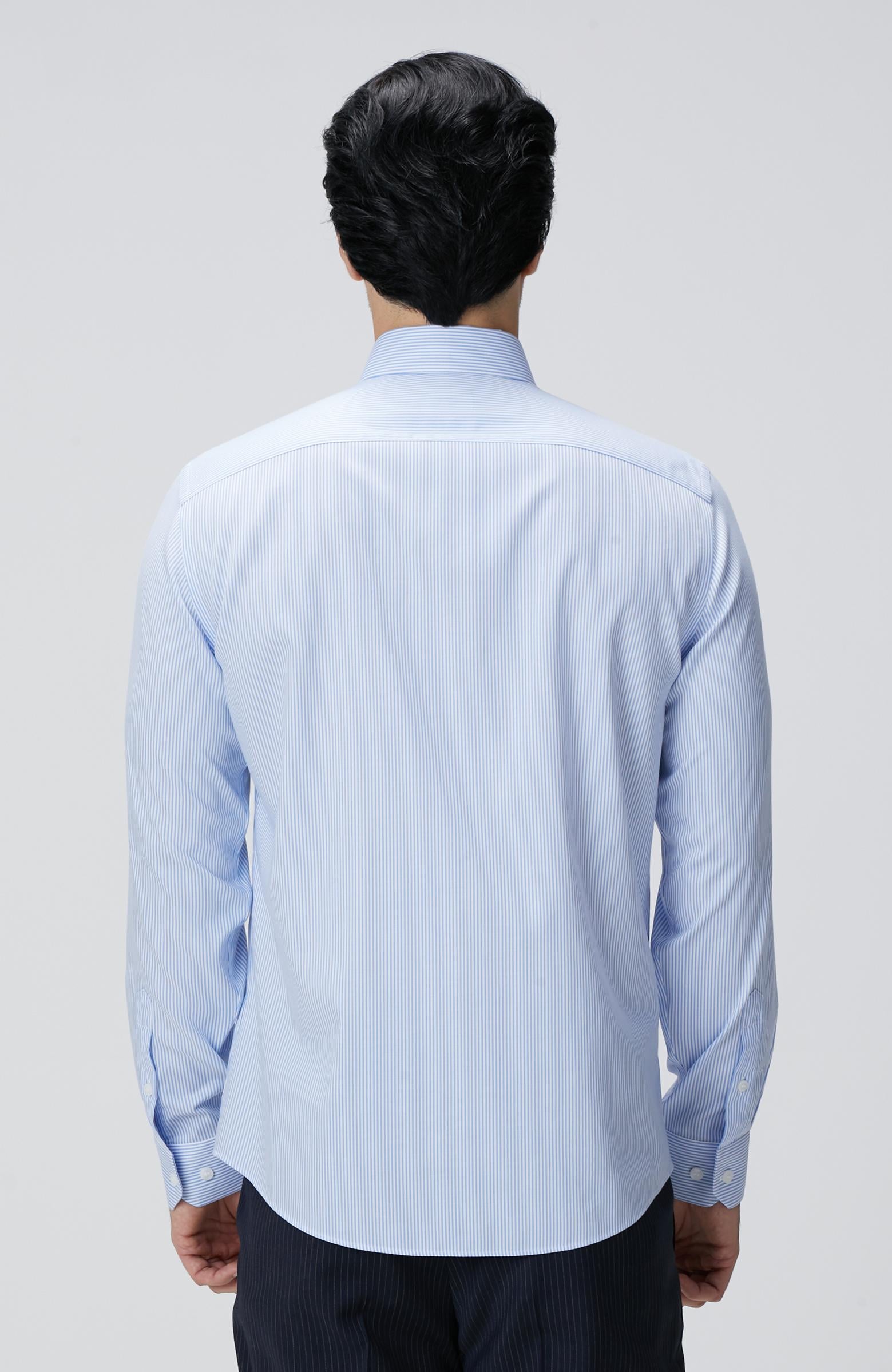  Network Erkek Açık Mavi Non-Iron Gömlek