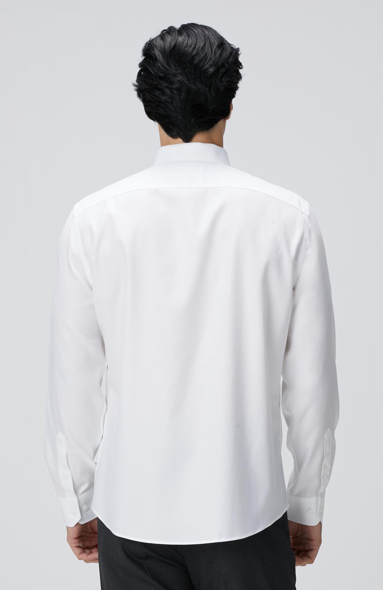  Network Erkek Beyaz Non-Iron Oxford Gömlek