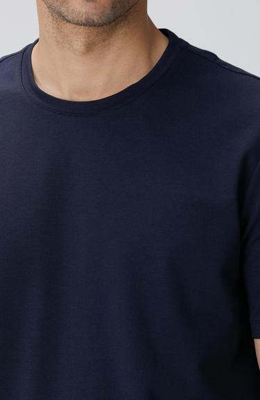  Network Erkek N-Tech Lacivert Basic T-shirt