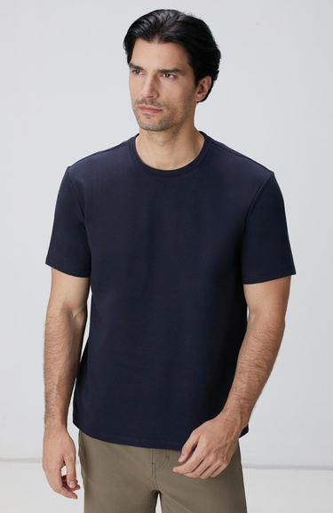  Network Erkek N-Tech Lacivert Basic T-shirt