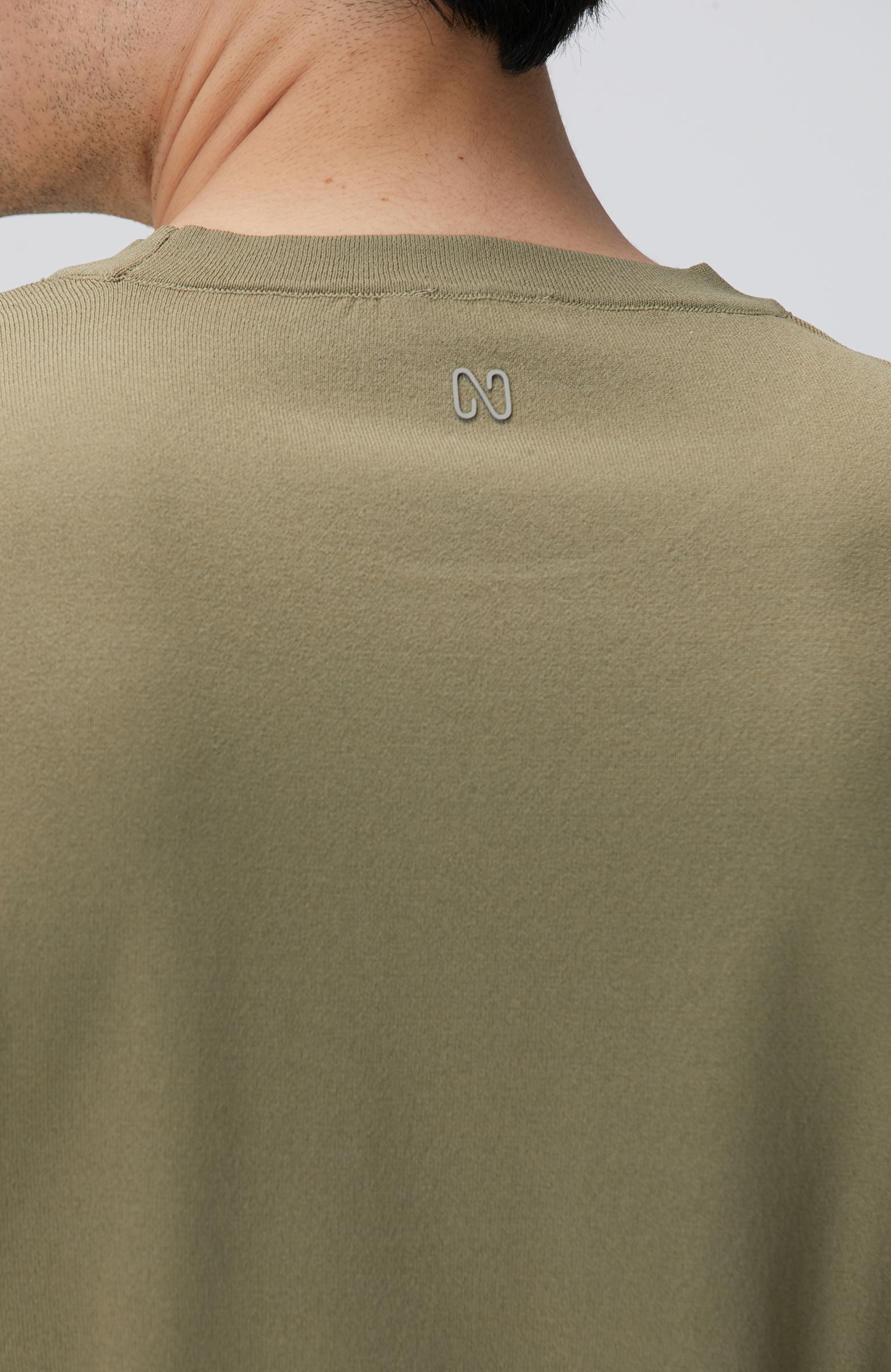 Network Erkek Haki Triko Kazak