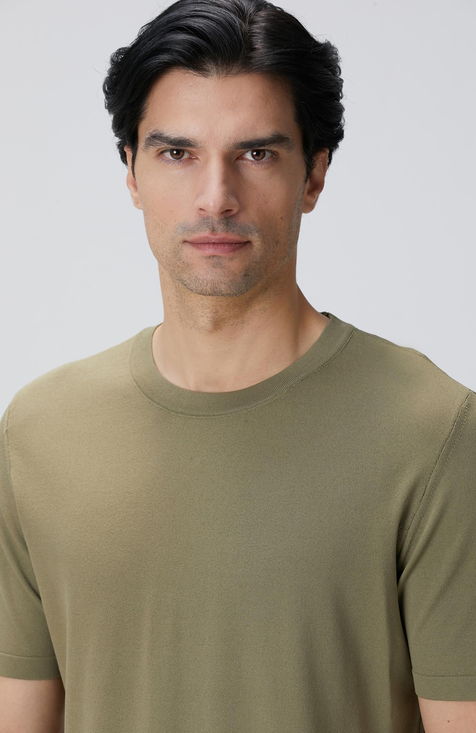  Network Erkek Haki Triko Kazak