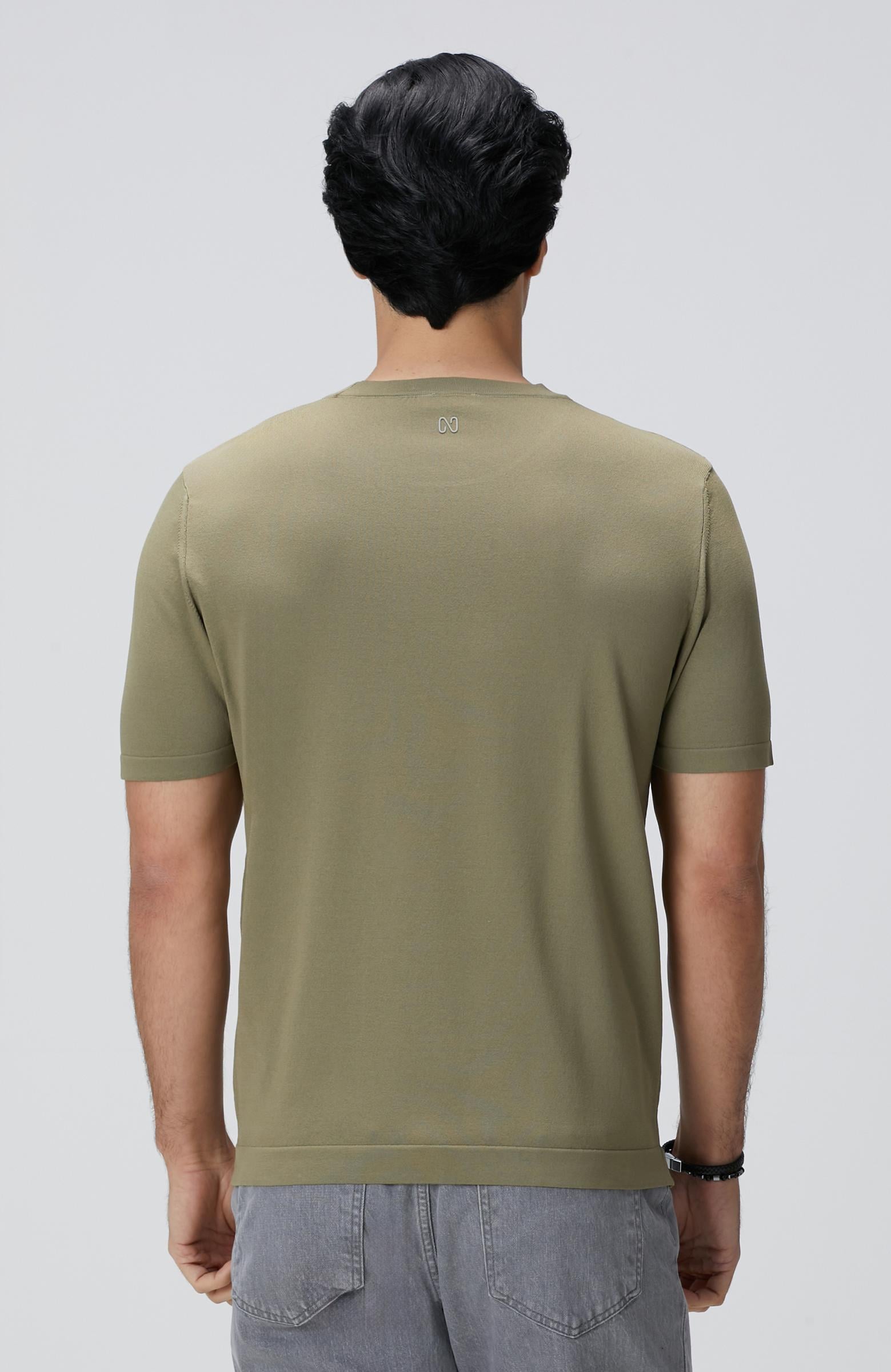  Network Erkek Haki Triko Kazak