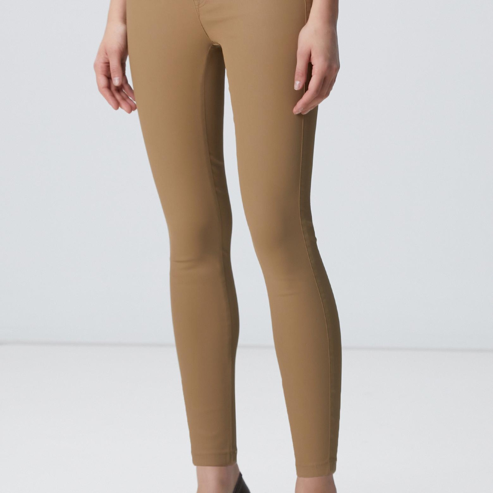 Network Kadın Camel Denim Pantolon