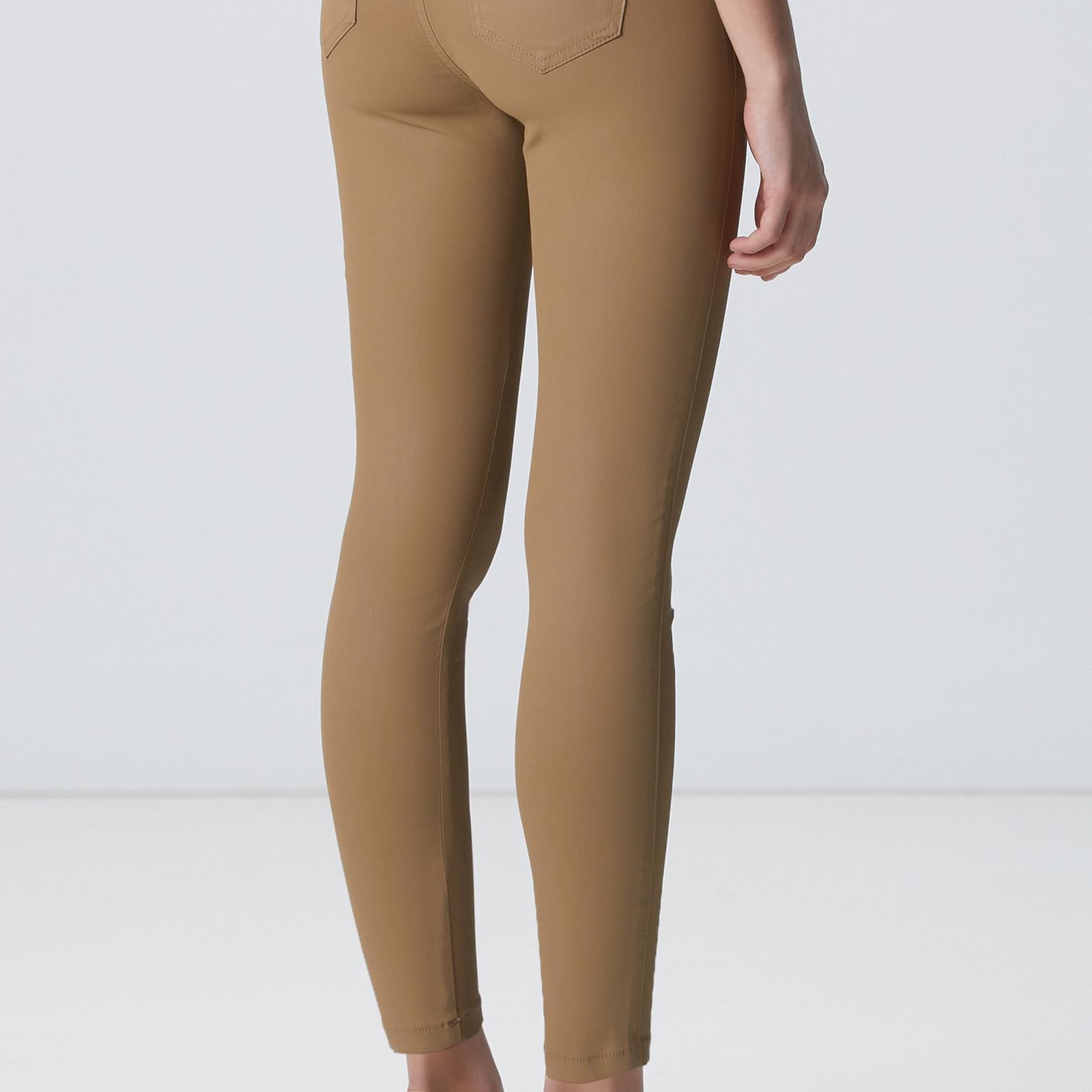 Network Kadın Camel Denim Pantolon