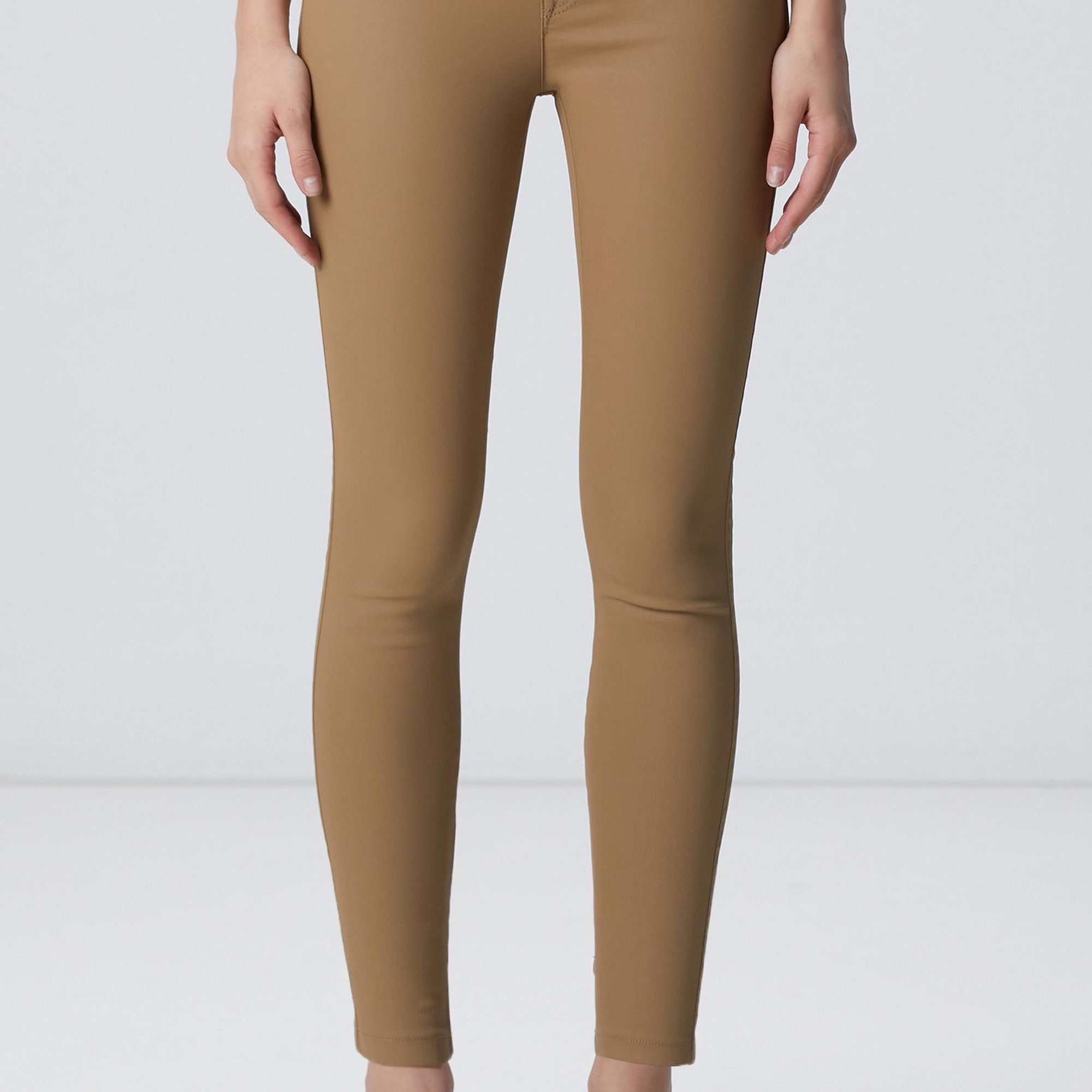 Network Kadın Camel Denim Pantolon