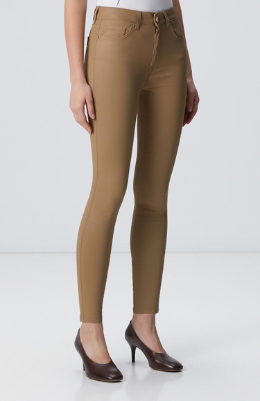  Network Kadın Camel Denim Pantolon