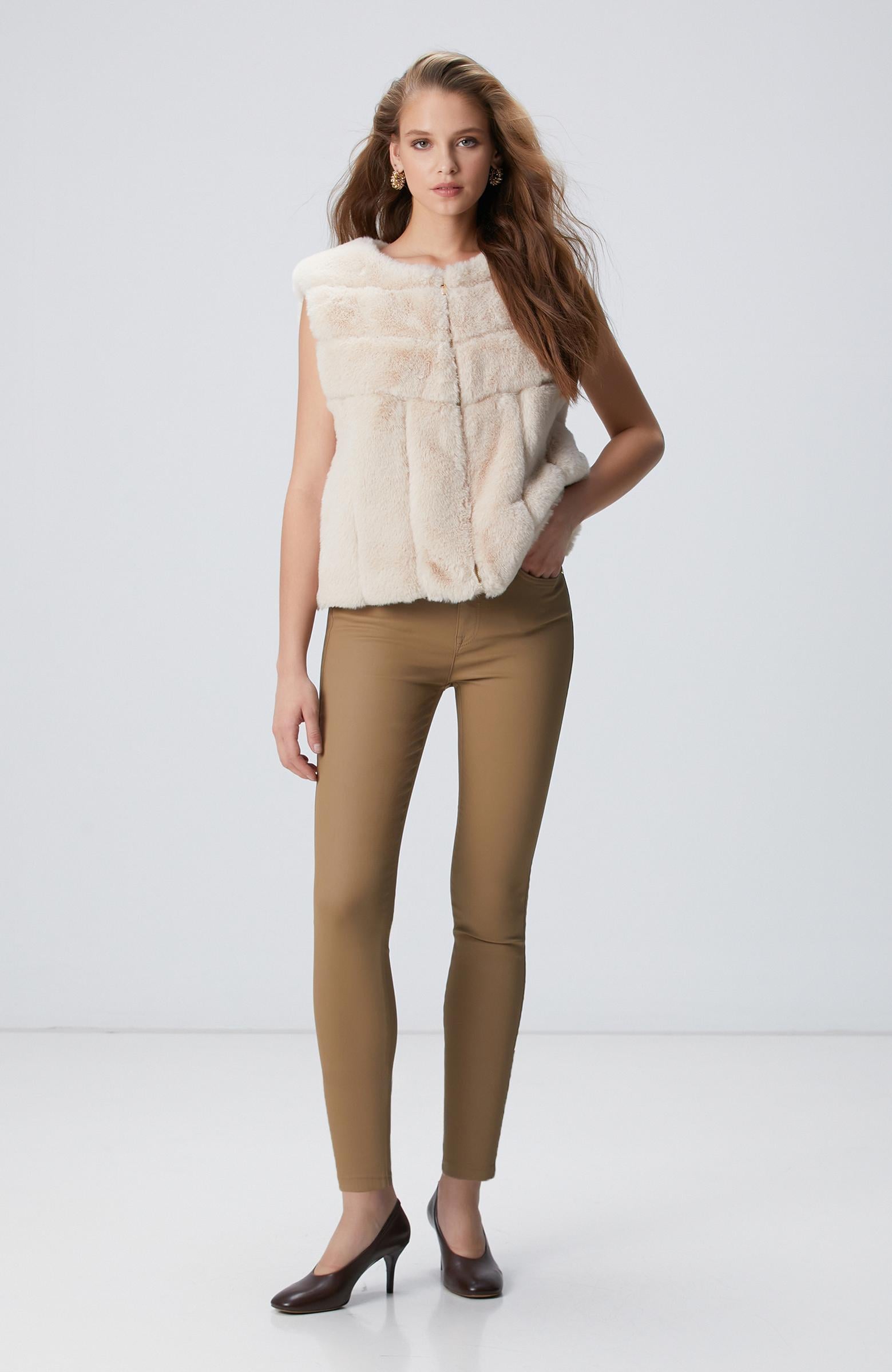  Network Kadın Camel Denim Pantolon