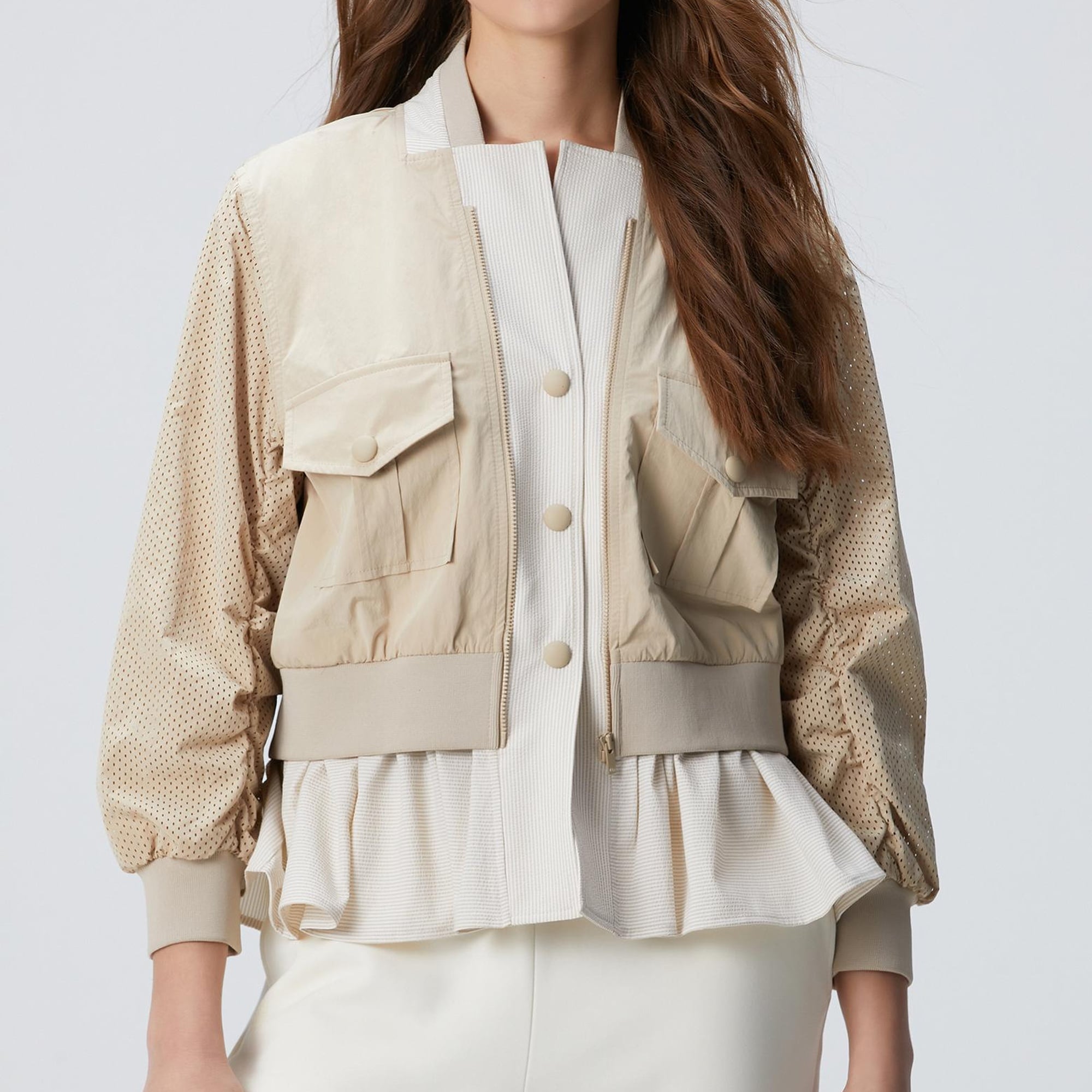 Network Kadın N-Tech Bej Mont