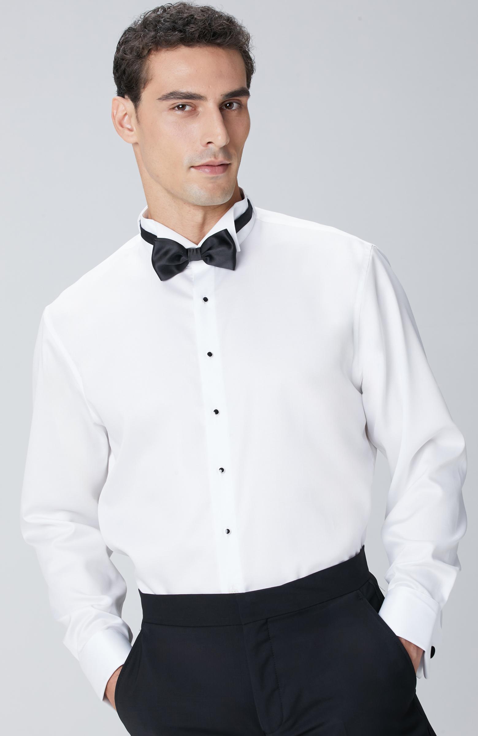  Network Erkek Beyaz Non-Iron Gömlek