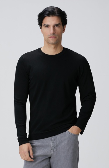  Network Erkek N-Tech Siyah Triko Kazak