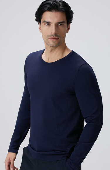  Network Erkek N-Tech Lacivert Triko Kazak