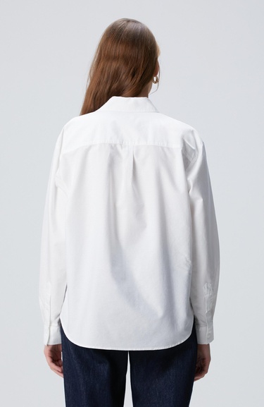  Network Kadın Beyaz Oxford Gömlek