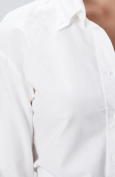  Network Kadın Beyaz Oxford Gömlek