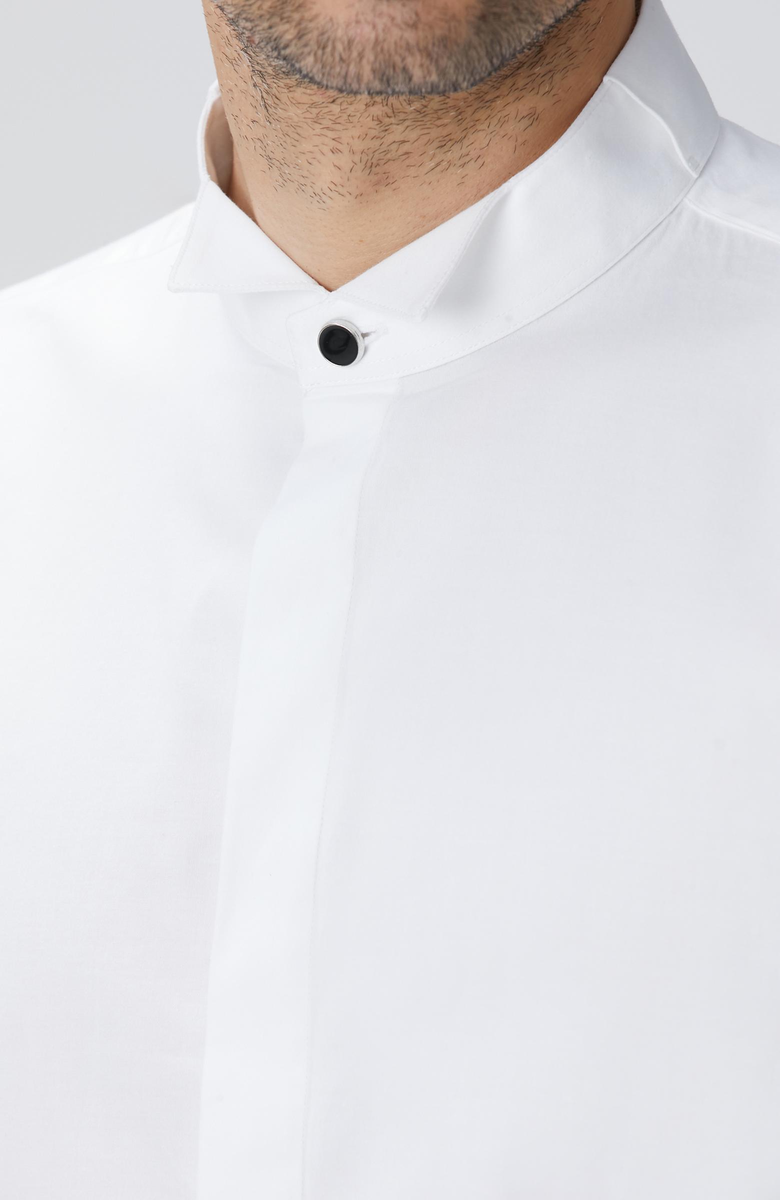  Network Erkek Beyaz Smokin Gömlek