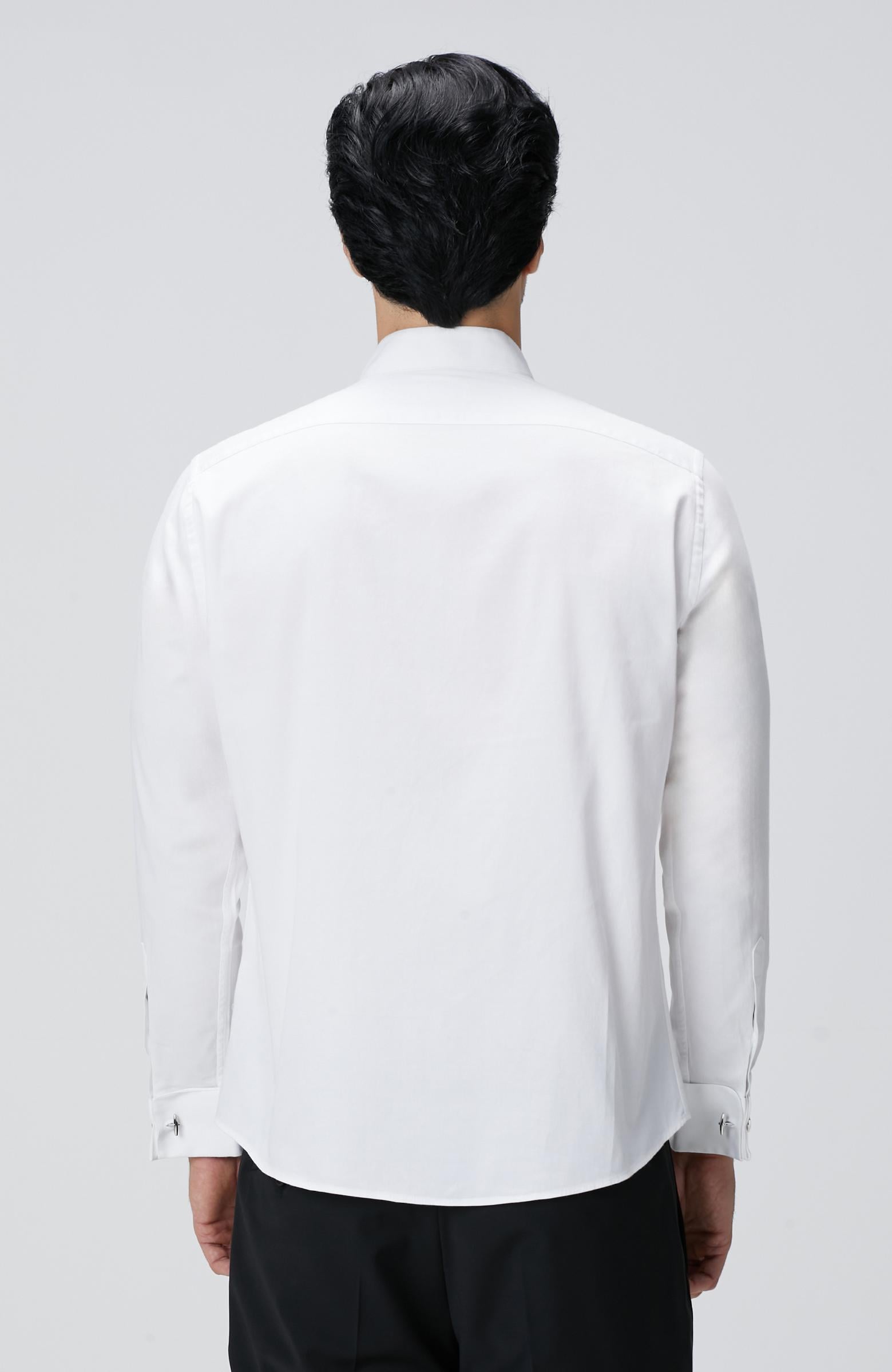  Network Erkek Beyaz Smokin Gömlek