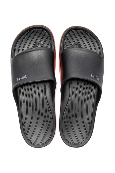  Demba Erkek Terlik Siyah Turuncu 40/45