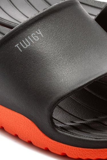  Demba Erkek Terlik Siyah Turuncu 40/45