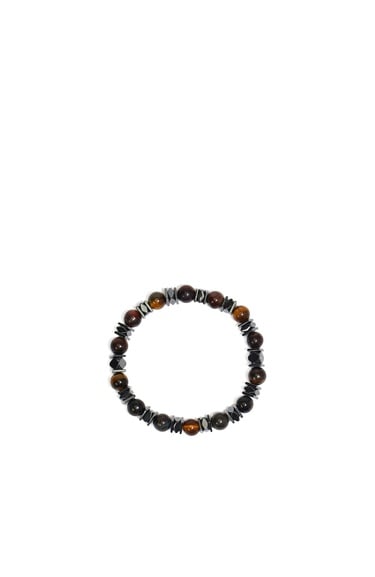  Network Erkek Kahverengi Doğal Taşlı Bileklik