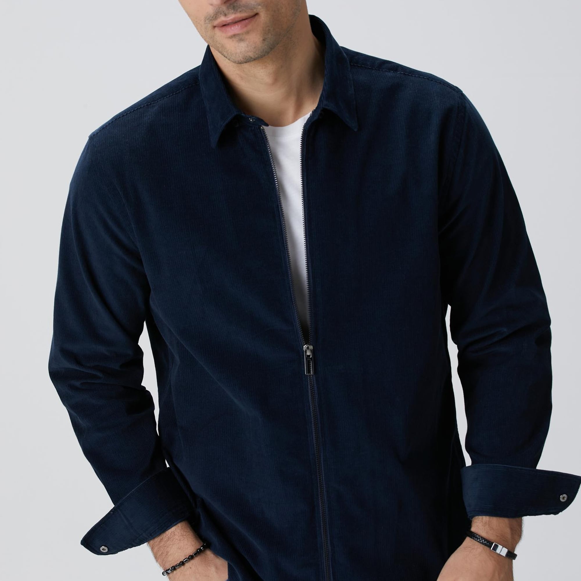 Network Erkek Siyah Doğal Taşlı Bileklik