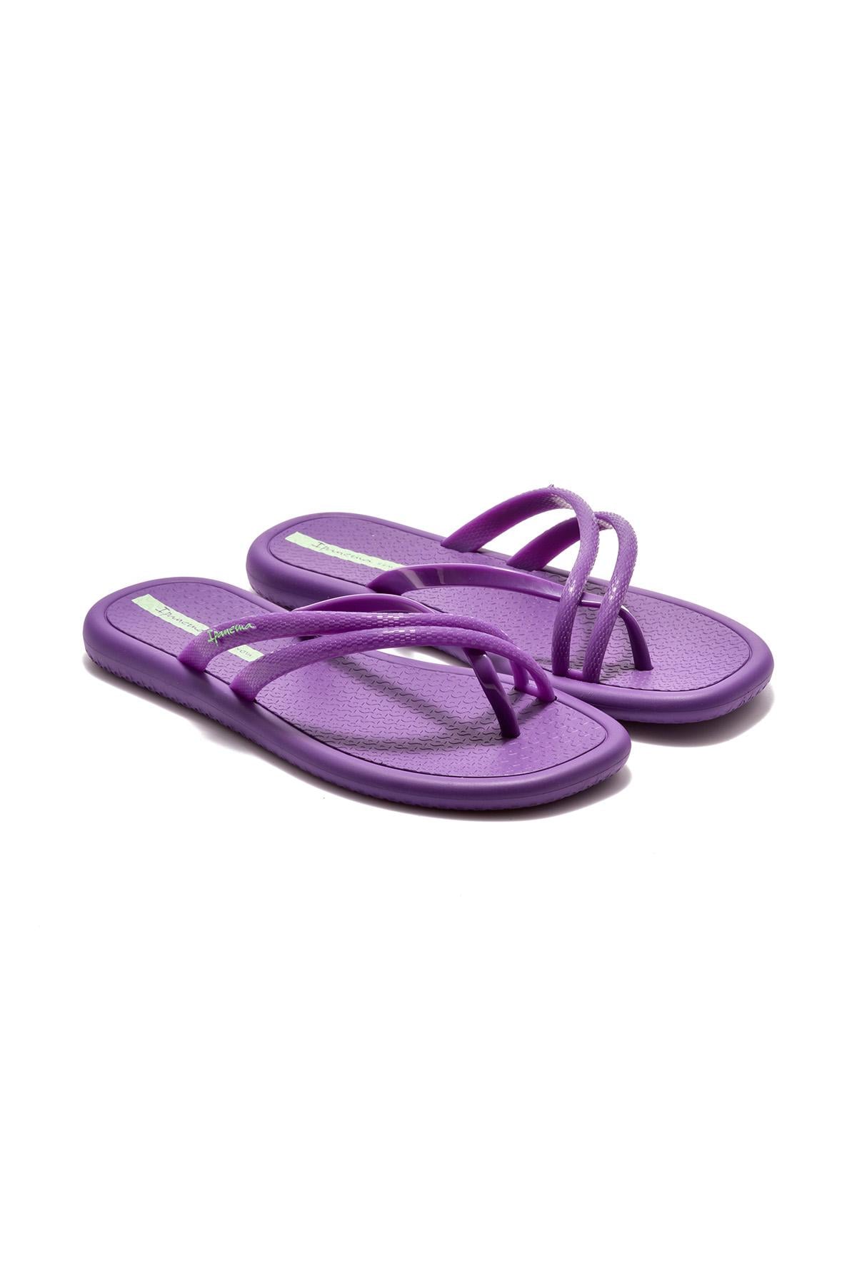 Meu Sol Rasteria Kadın Parmak Arası Terlik Mor 37/42