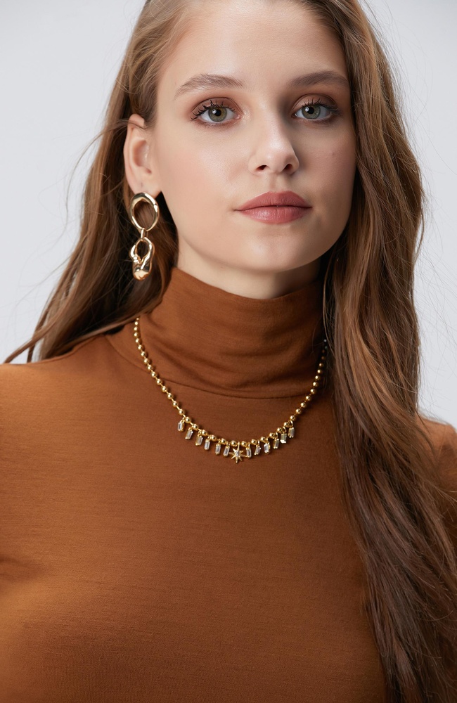  Network Kadın Gold Kolye